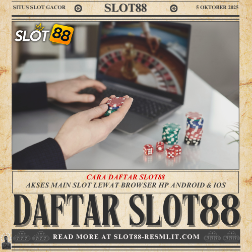 Cara Daftar Slot88 Lewat Browser HP Android & iOS